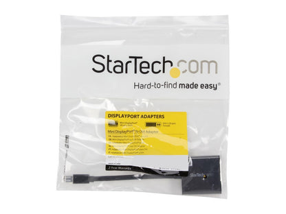 StarTech.com MDP2DVI3 Mini DisplayPort to DVI Adapter - 1920x1200 - 1080p - Dongle - Monitor Adapter - Mini DisplayPort Adapter - Mini DP to DVI