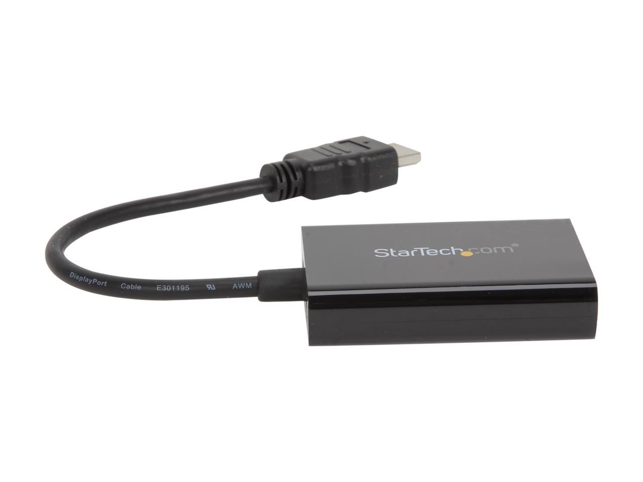 StarTech.com HD2VGAA2 HDMI to VGA Adapter - With Audio - 1080p - 1920 x 1200 - Black - HDMI Converter - VGA to HDMI Monitor Adapter