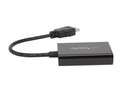 StarTech.com HD2VGAA2 HDMI to VGA Adapter - With Audio - 1080p - 1920 x 1200 - Black - HDMI Converter - VGA to HDMI Monitor Adapter