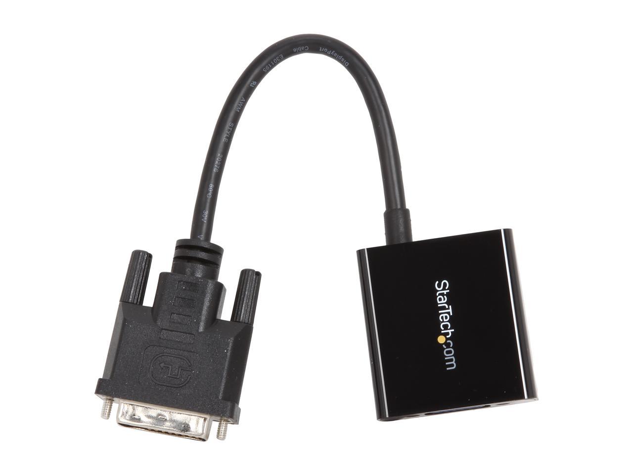 StarTech.com DVI2VGAE DVI-D to VGA Active Adapter Converter Cable - 1080p - DVI to VGA Converter box