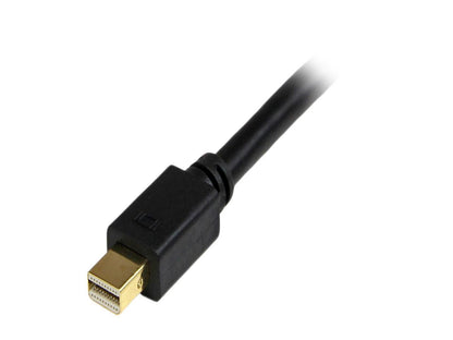 StarTech.com MDP2DVIMM3B 3 ft Mini DisplayPort to DVI Adapter Cable - Mini DP to DVI Video Converter - MDP to DVI Cable for Mac / PC 1920x1200 - 1 pack