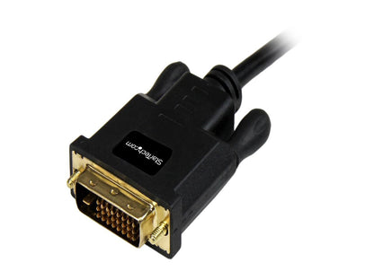 StarTech.com MDP2DVIMM6B 6 ft Mini DisplayPort to DVI Adapter Cable - Mini DP to DVI Video Converter - MDP to DVI Cable for Mac / PC 1920x1200 - 1 pack