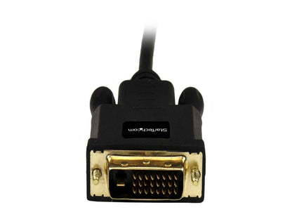 StarTech.com MDP2DVIMM6B 6 ft Mini DisplayPort to DVI Adapter Cable - Mini DP to DVI Video Converter - MDP to DVI Cable for Mac / PC 1920x1200 - 1 pack