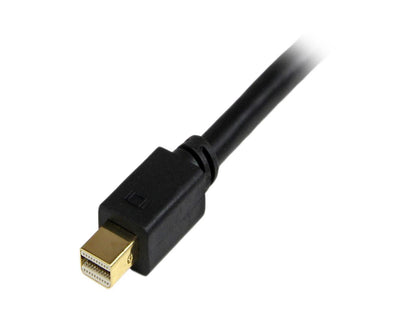 StarTech.com MDP2DVIMM6B 6 ft Mini DisplayPort to DVI Adapter Cable - Mini DP to DVI Video Converter - MDP to DVI Cable for Mac / PC 1920x1200 - 1 pack