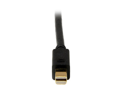 StarTech.com MDP2DVIMM6B 6 ft Mini DisplayPort to DVI Adapter Cable - Mini DP to DVI Video Converter - MDP to DVI Cable for Mac / PC 1920x1200 - 1 pack