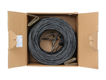 StarTech.com WIR5ECMRBK 1000 ft Bulk Roll of Black CMR Cat5e Solid UTP Riser Cable - Cat 5e Riser Cable - Cat.5e CMR Ethernet Cable - 24 AWG - Black