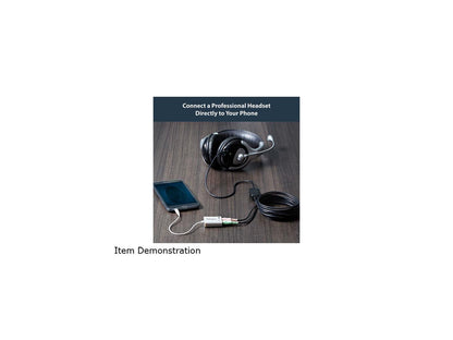StarTech MUYHSMFFADW 3.5mm 4 Position to 2 x 3 Position 3.5mm Headset Splitter Adapter M/F - White Headphone Microphone Splitter - 4 pin / 4 pole