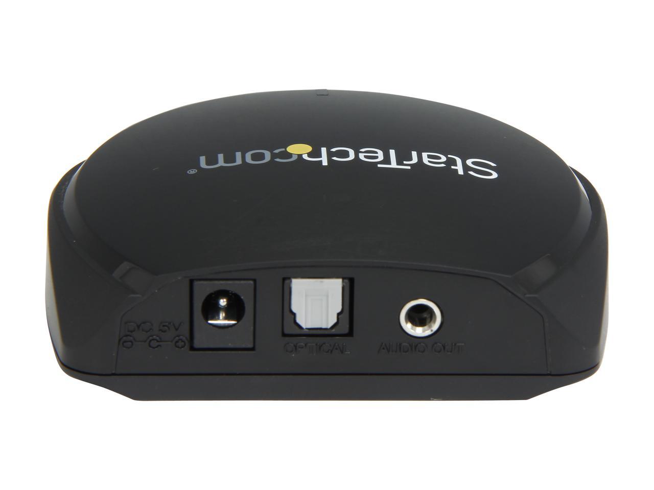 StarTech.com BT2A Bluetooth Audio Receiver with NFC and Wolfson DAC - Bluetooth Wireless Audio to Toslink or 3.5mm / RCA Audio Adapter