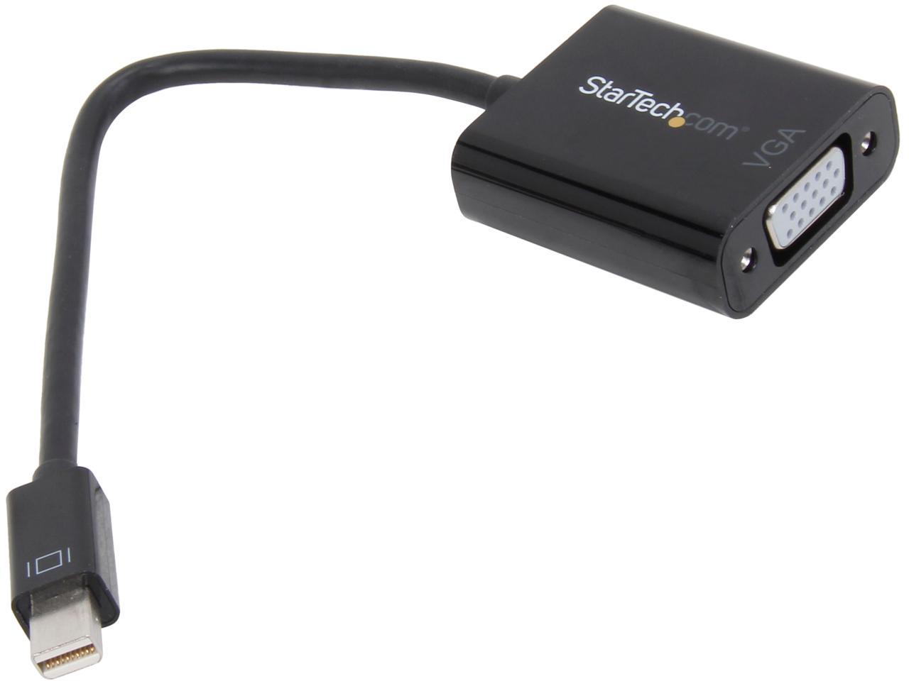 StarTech.com MDP2VGA2 Mini DisplayPort to VGA Adapter - DisplayPort 1.2 - 1080p - Thunderbolt to VGA Monitor Adapter - Mini DP to VGA
