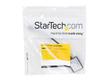 StarTech.com MDP2VGA2 Mini DisplayPort to VGA Adapter - DisplayPort 1.2 - 1080p - Thunderbolt to VGA Monitor Adapter - Mini DP to VGA