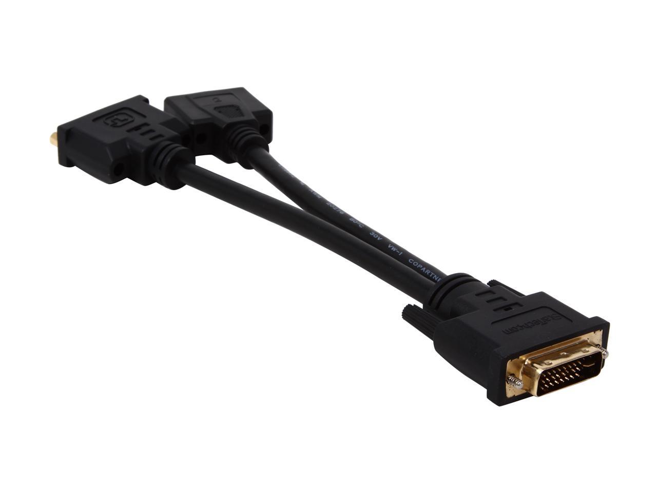 StarTech.com DVI92030202L 8in Wyse DVI Splitter Cable - DVI-I to DVI-D and VGA - M/F - Comparable to Wyse DVI Y-Cable