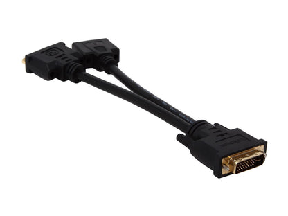 StarTech.com DVI92030202L 8in Wyse DVI Splitter Cable - DVI-I to DVI-D and VGA - M/F - Comparable to Wyse DVI Y-Cable