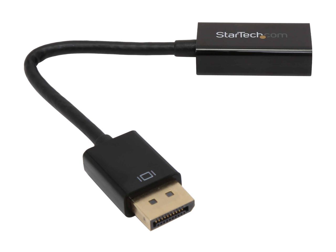 StarTech.com DP2HD4KS DisplayPort to HDMI 4K Audio / Video Converter – DisplayPort 1.2 to HDMI Active Adapter for DP-enabled Computers – 4K @ 30Hz
