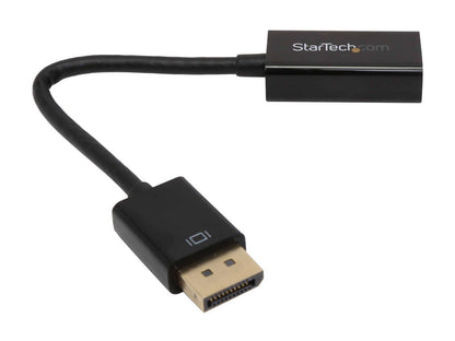 StarTech.com DP2HD4KS DisplayPort to HDMI 4K Audio / Video Converter – DisplayPort 1.2 to HDMI Active Adapter for DP-enabled Computers – 4K @ 30Hz