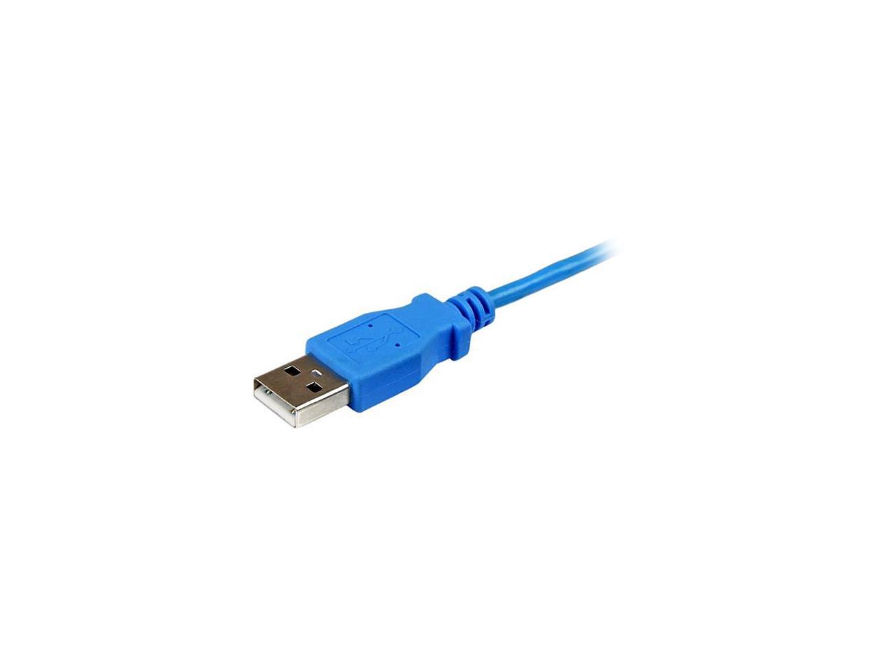 StarTech.com 1m Blue Mobile Charge Sync USB to Slim Micro USB Cable for Smartphones and Tablets - A to Micro B