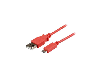 StarTech.com 1m Pink Mobile Charge Sync USB to Slim Micro USB Cable for Smartphones and Tablets - A to Micro B