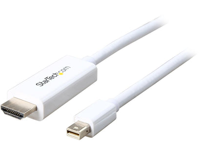 StarTech.com Model MDP2HDMM2MW Mini DisplayPort to HDMI converter cable - 4K Male to Male