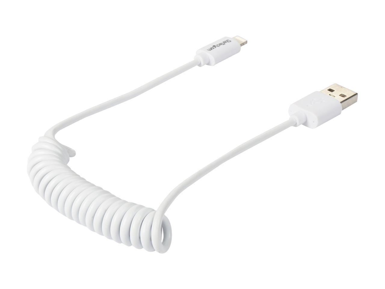StarTech.com USBCLT60CMW White Lightning to USB cable - coiled