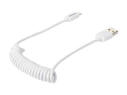 StarTech.com USBCLT60CMW White Lightning to USB cable - coiled