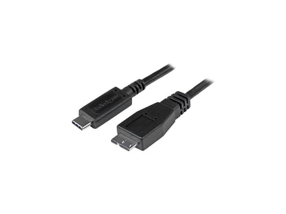 StarTech USB31CUB1M USB C to Micro USB Cable - 3 ft. / 1m - USB 3.1 - 10Gbps - Micro USB Cord - USB Type C to Micro USB Cable