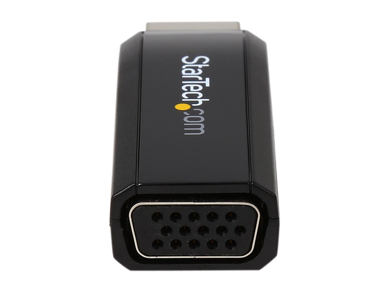 StarTech HD2VGAMICRA HDMI to VGA converter with audio - compact - 1920x1200 - 1 pack
