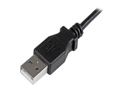 StarTech.com 1m 3 ft Right Angle Micro-USB Charge-and-Sync Cable M/M - USB 2.0 A to Micro-USB - 28/24 AWG