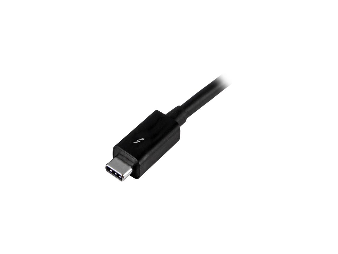 StarTech TBLT3MM1M Thunderbolt 3 Cable - 3 ft. / 1m - 4K 60 Hz - 20Gbps - USB C to USB C Cable - Thunderbolt 3 USB Type C Charger Cable - 1 pack