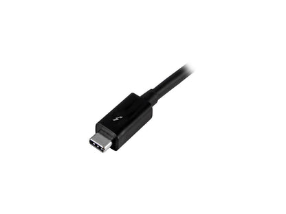 StarTech TBLT3MM1M Thunderbolt 3 Cable - 3 ft. / 1m - 4K 60 Hz - 20Gbps - USB C to USB C Cable - Thunderbolt 3 USB Type C Charger Cable - 1 pack