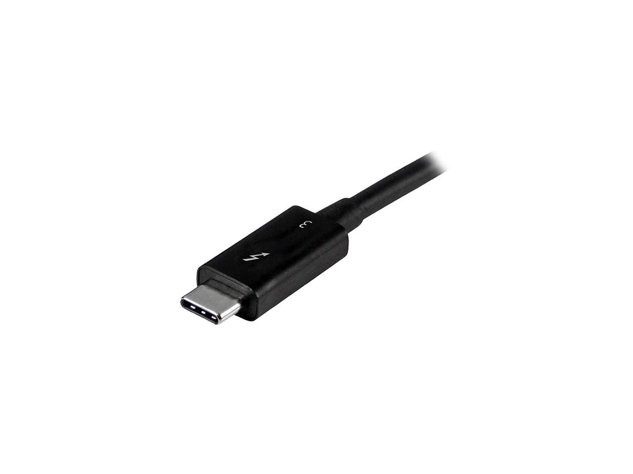 StarTech.com TBLT34MM50CM Thunderbolt 3 Cable - 40Gbps - Daisy Chainable - Passive - USB C Cable - USB-C Thunderbolt to Thunderbolt Cable - 1 pack