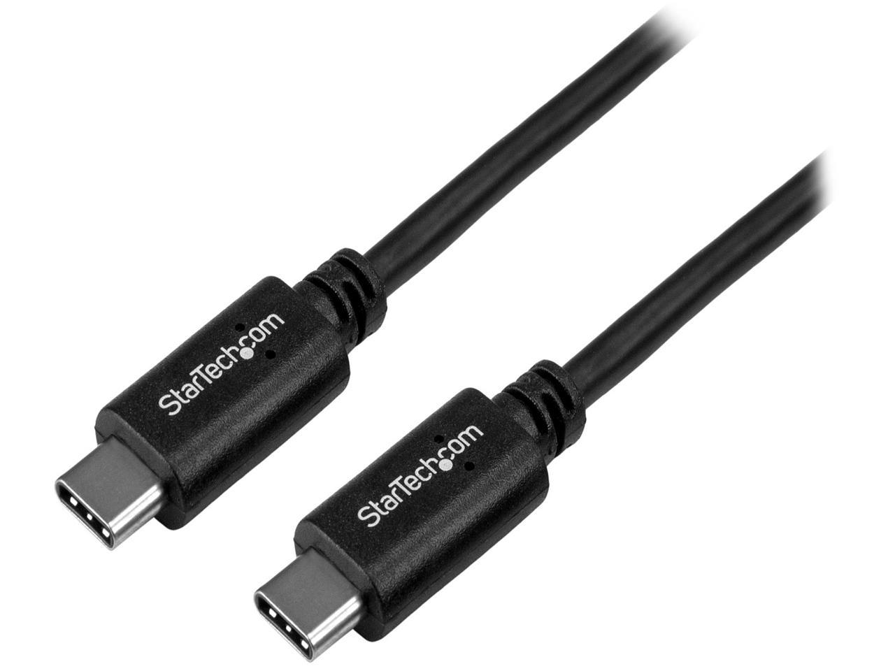 StarTech.com 1m 3 ft USB C Cable - M/M - USB 2.0 - USB Type C Cable - Compatible with USB C laptops & mobile devices such as Apple MacBook, Dell XPS, Nexus 6P / 5X & more