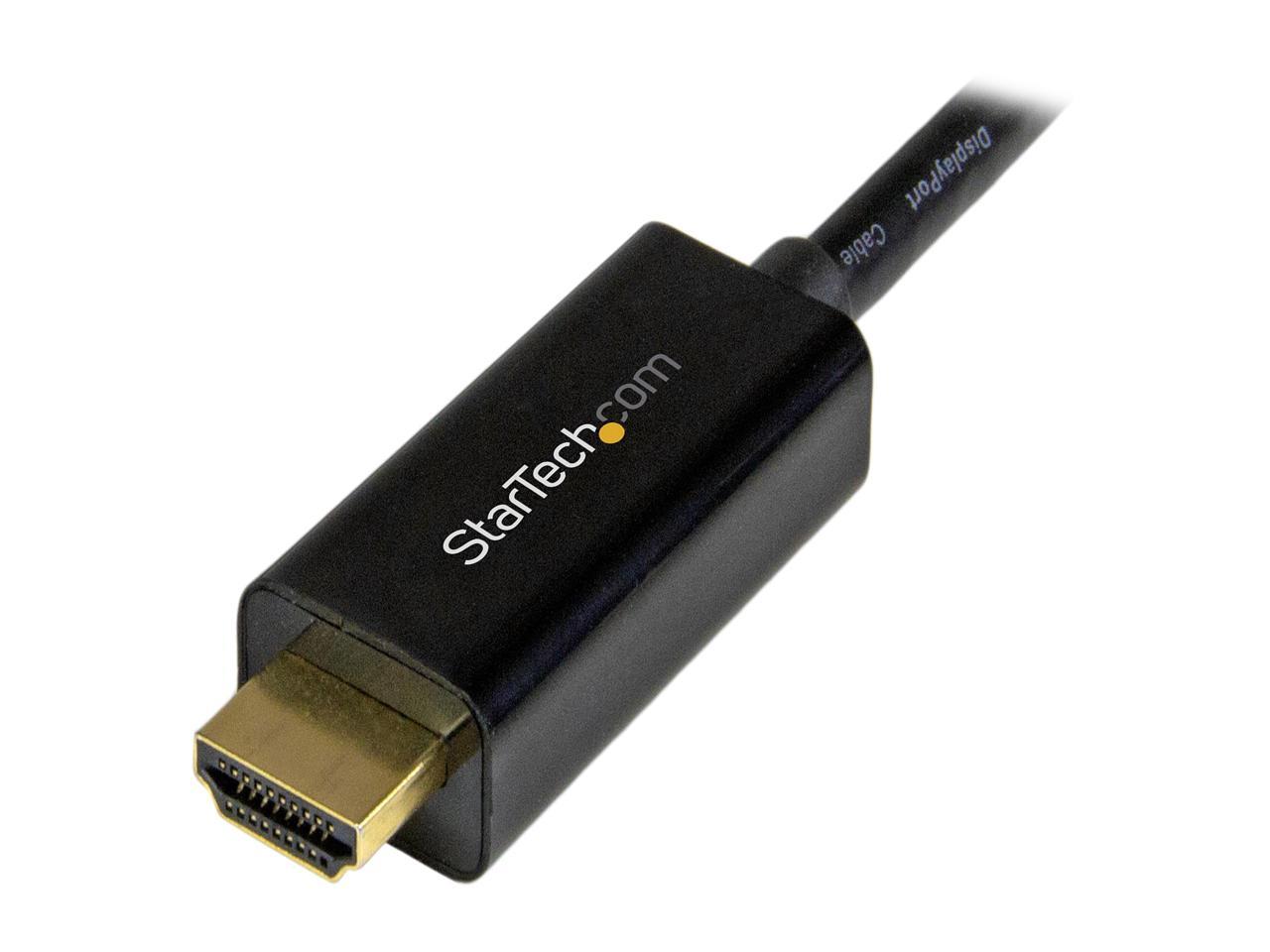 StarTech Model MDP2HDMM3MB 10 ft. Mini DisplayPort to HDMI Adapter Cable 4K 30Hz M-M