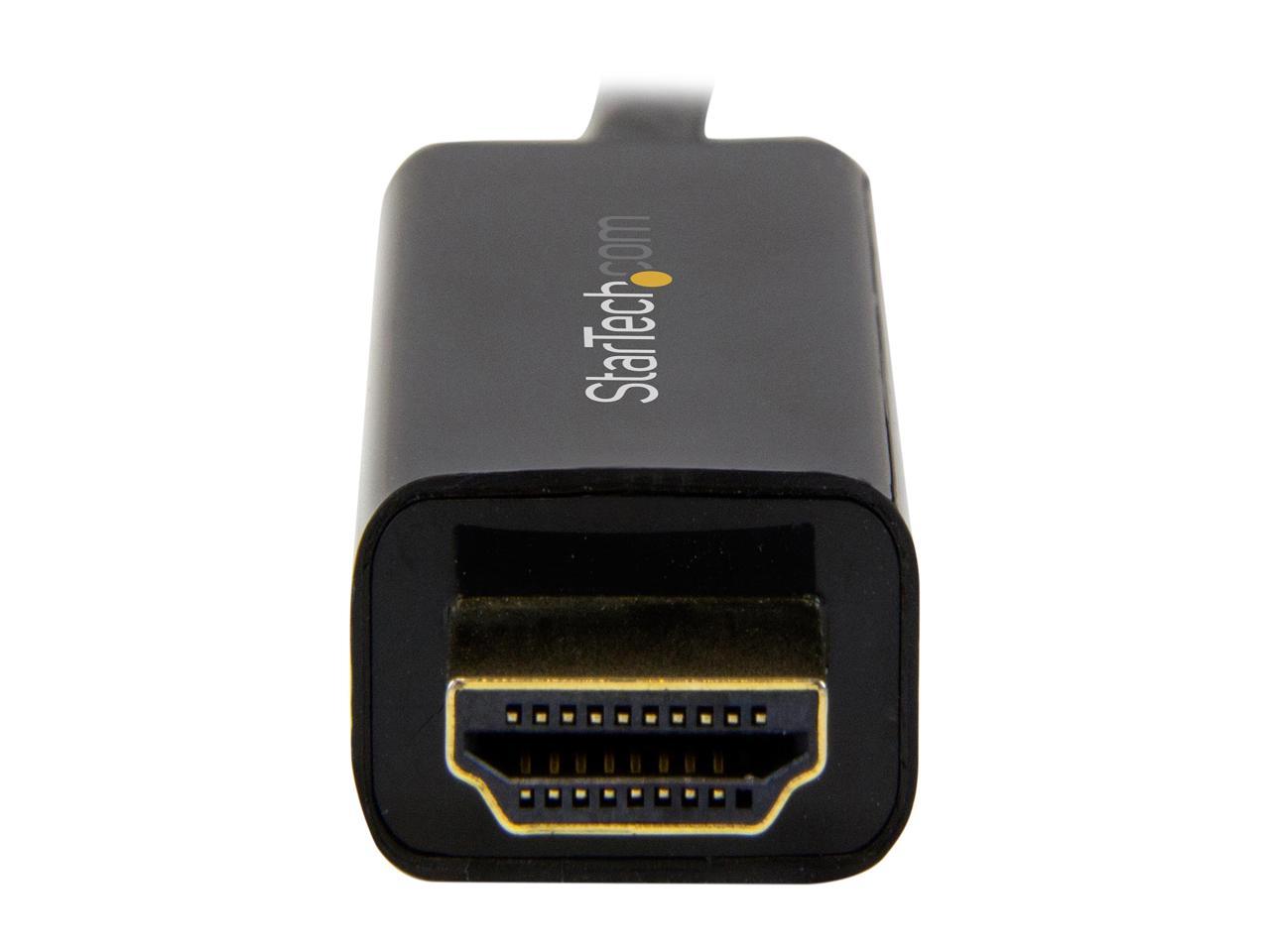 StarTech Model MDP2HDMM3MB 10 ft. Mini DisplayPort to HDMI Adapter Cable 4K 30Hz M-M