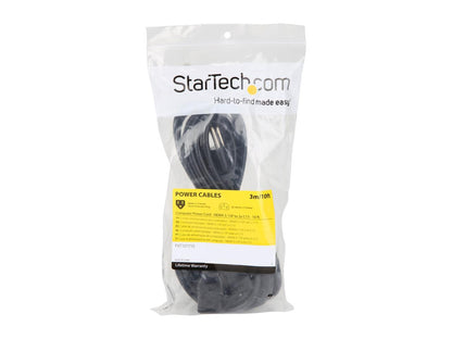 StarTech.com Model PXT101Y10 10 ft. Computer Power Cord - NEMA 5-15P to 2x C13