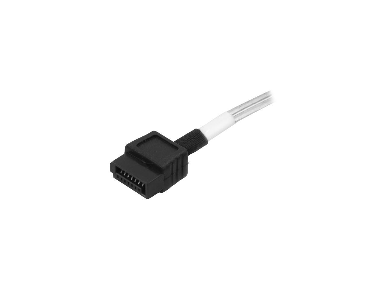 StarTech.com Model SAS43SAT1M 3.3 ft. Internal Mini-SAS to SATA Cable - SFF-8643 to 4x SATA - 1 m Female to Female