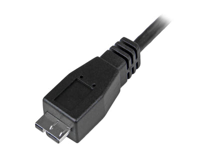 StarTech USB31CUB50CM USB C to Micro USB Cable 0.5m - USB 3.1 Type C to Micro USB Type B Cable - Micro USB 3.1 to USB-C - Thunderbolt 3 Compatible