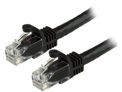 StarTech N6PATCH14BK StarTech.com Cat6 Patch Cable - 14 ft. - Black Ethernet Cable - Snagless RJ45 Cable - Ethernet Cord - Cat 6 Cable - 14 ft.