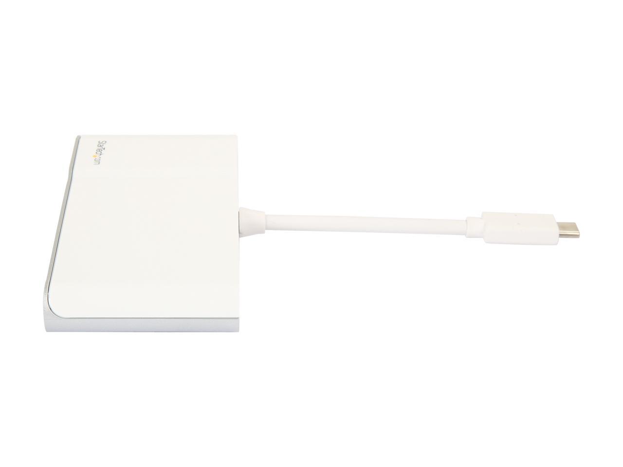 StarTech.com DKT30CHVW USB C Multiport Adapter - USB C to HDMI / USB A / VGA / Gigabit Ethernet - USB Type C Hub - USB C Adapter