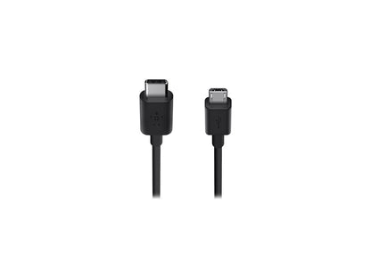 Belkin 2.0 USB-C to Micro USB Charge Cable, Works with Google Chromebook Pixel 2, Apple New MacBook and Other USB Type C Compatible Devices (6-Foot)