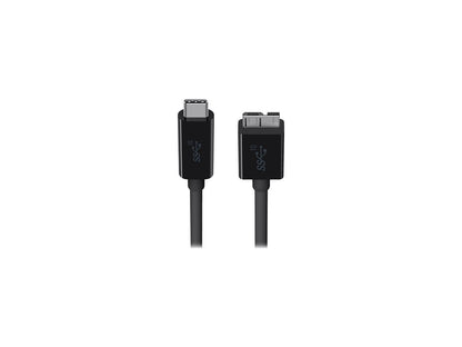 Belkin 3.1 USB-C to Micro-B Cable, Works with Google Chromebook Pixel 2, Apple New MacBook and Other USB Type C Compatible Devices (3-Foot)