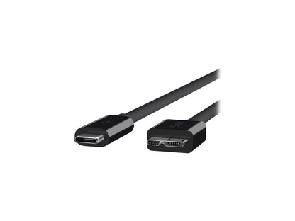 Belkin 3.1 USB-C to Micro-B Cable, Works with Google Chromebook Pixel 2, Apple New MacBook and Other USB Type C Compatible Devices (3-Foot)