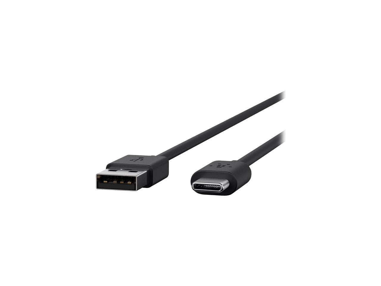 Belkin 2.0 USB-C to USB-A Charge Cable, Works with Google Chromebook Pixel 2, Apple New MacBook and Other USB Type C Compatible Devices (6-Foot)