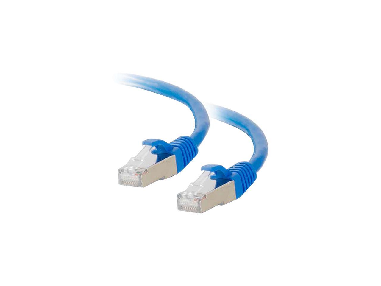 C2G 00795 Cat6 Cable - Snagless Shielded Ethernet Network Patch Cable, Blue (5 Feet, 1.52 Meters)