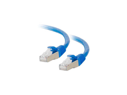 C2G 00795 Cat6 Cable - Snagless Shielded Ethernet Network Patch Cable, Blue (5 Feet, 1.52 Meters)