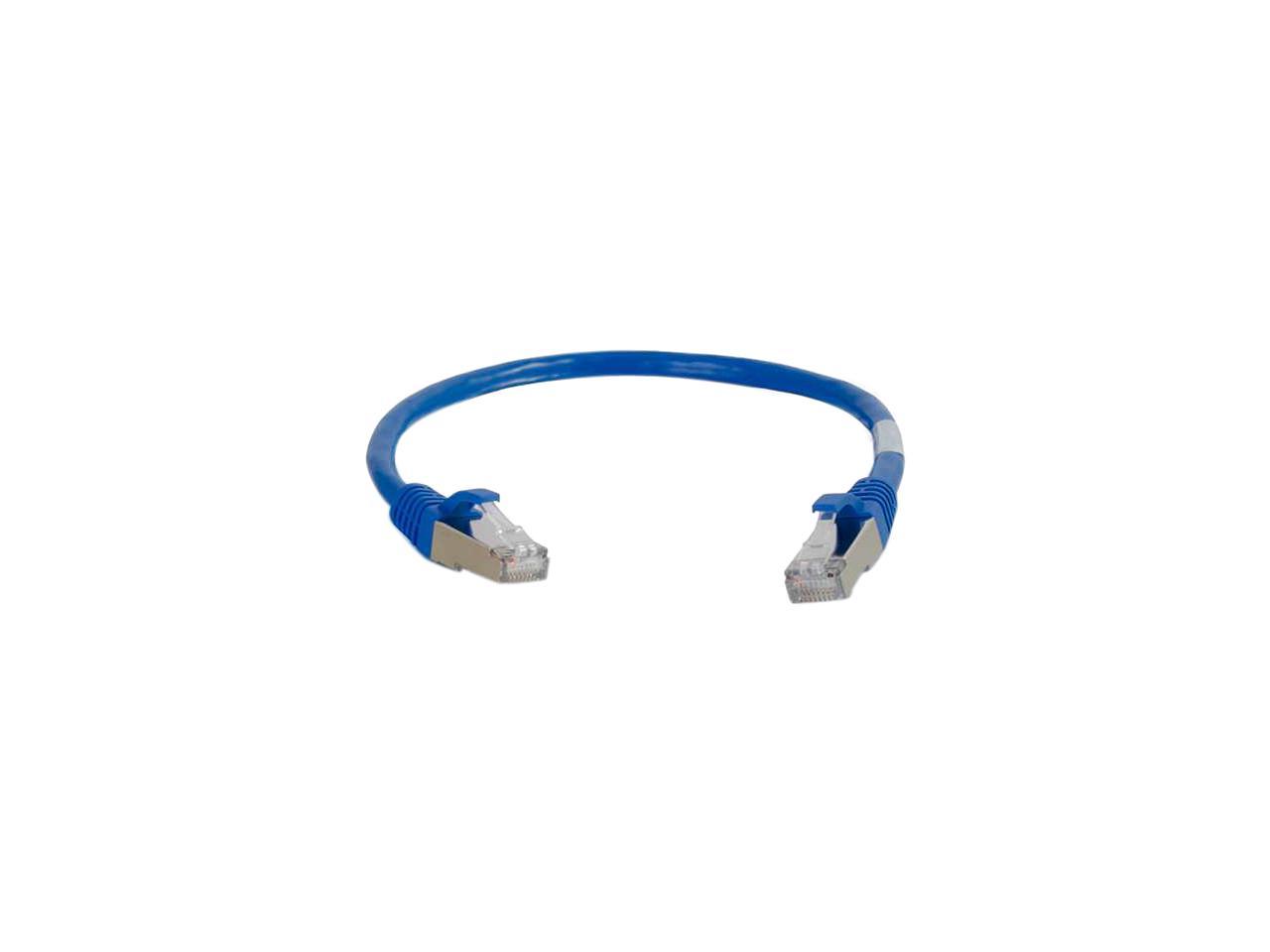 C2G 00795 Cat6 Cable - Snagless Shielded Ethernet Network Patch Cable, Blue (5 Feet, 1.52 Meters)