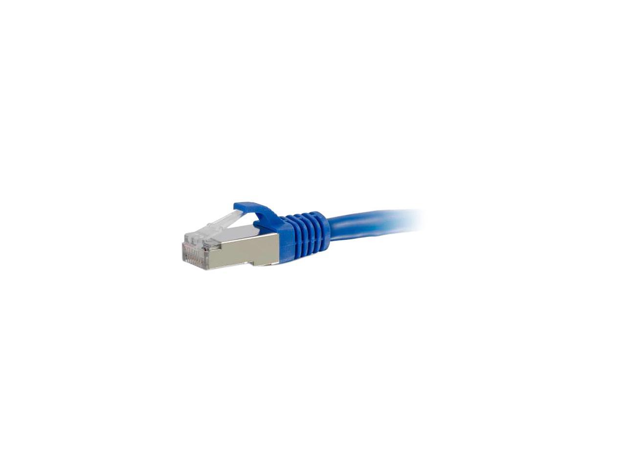 C2G 00795 Cat6 Cable - Snagless Shielded Ethernet Network Patch Cable, Blue (5 Feet, 1.52 Meters)