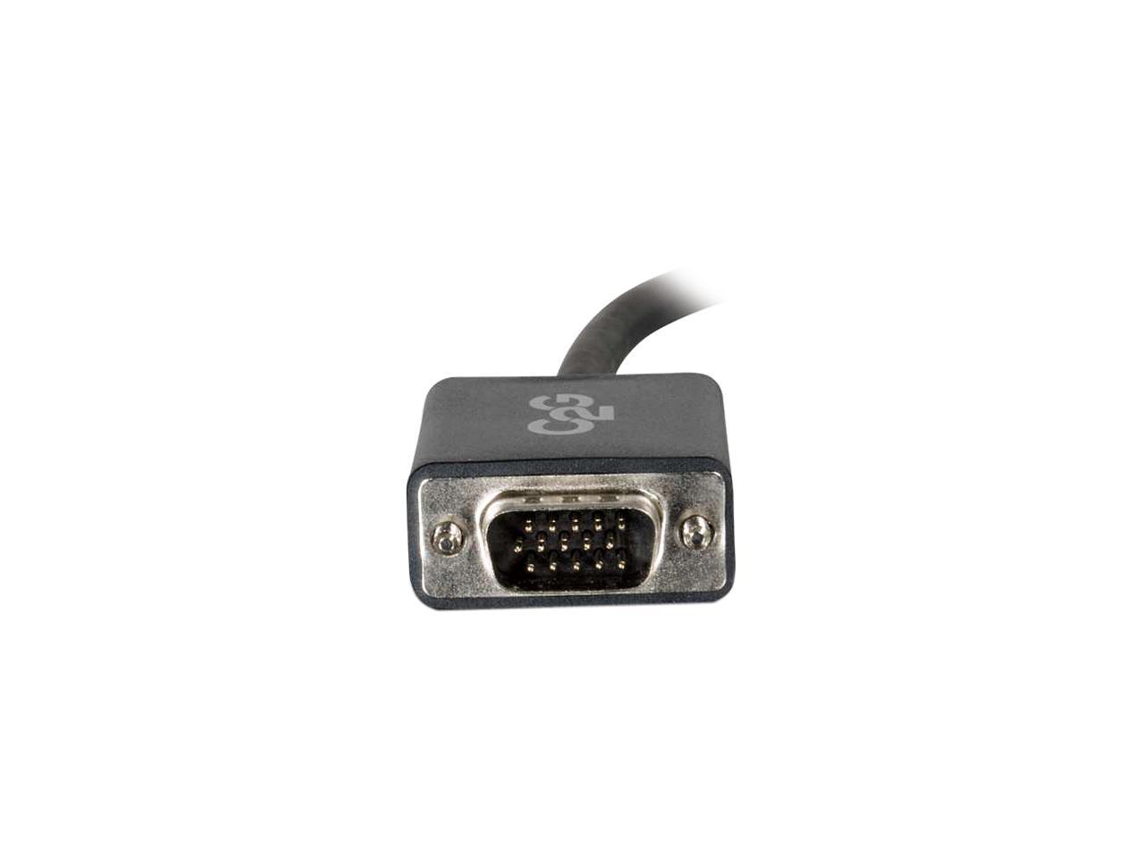 C2G 54331 DisplayPort Male to VGA Male Active Adapter Cable, TAA Compliant, Black (3 Feet, 0.91 Meters)