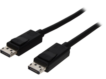 C2G 54403 DisplayPort Cable with Latches M/M, 8K UHD Compatible - Digital Audio Video, Black (15 Feet, 4.57 Meters)