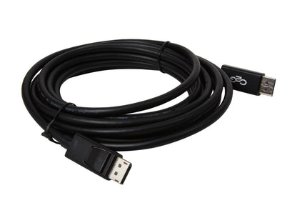 C2G 54403 DisplayPort Cable with Latches M/M, 8K UHD Compatible - Digital Audio Video, Black (15 Feet, 4.57 Meters)