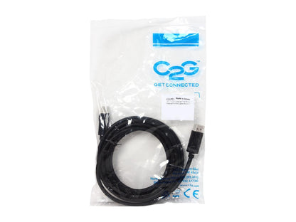 C2G 54403 DisplayPort Cable with Latches M/M, 8K UHD Compatible - Digital Audio Video, Black (15 Feet, 4.57 Meters)