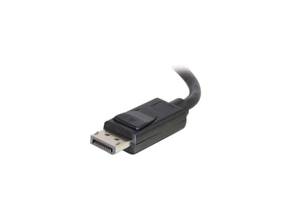 C2G 54401 Displayport Cable with Latches M/M, 8K UHD Compatible - Digital Audio Video, Black (6 Feet, 1.82 Meters)